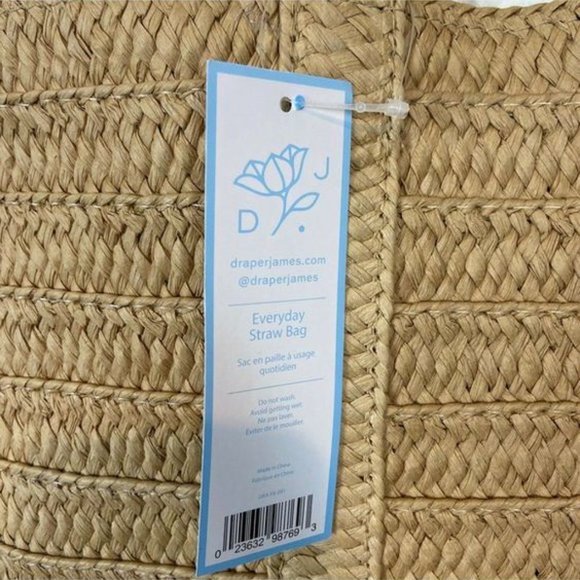 DRAPER JAMES EVERYDAY Straw tote bag - Picture 10 of 11